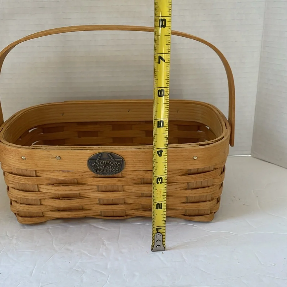 Peterboro Basket small rectangular handle
